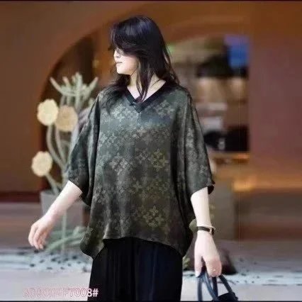 Louis Vuitton Monogram Black Velvet Embellished T-Shirt