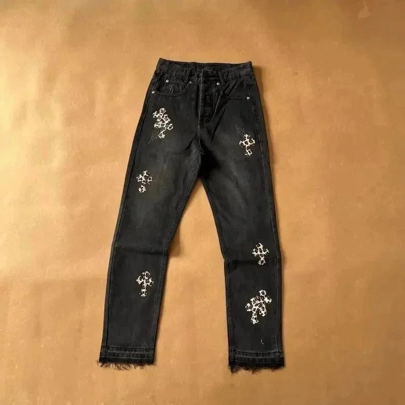 Black Cross Embroide