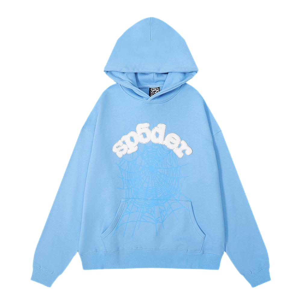 Spider Blue Hoodie