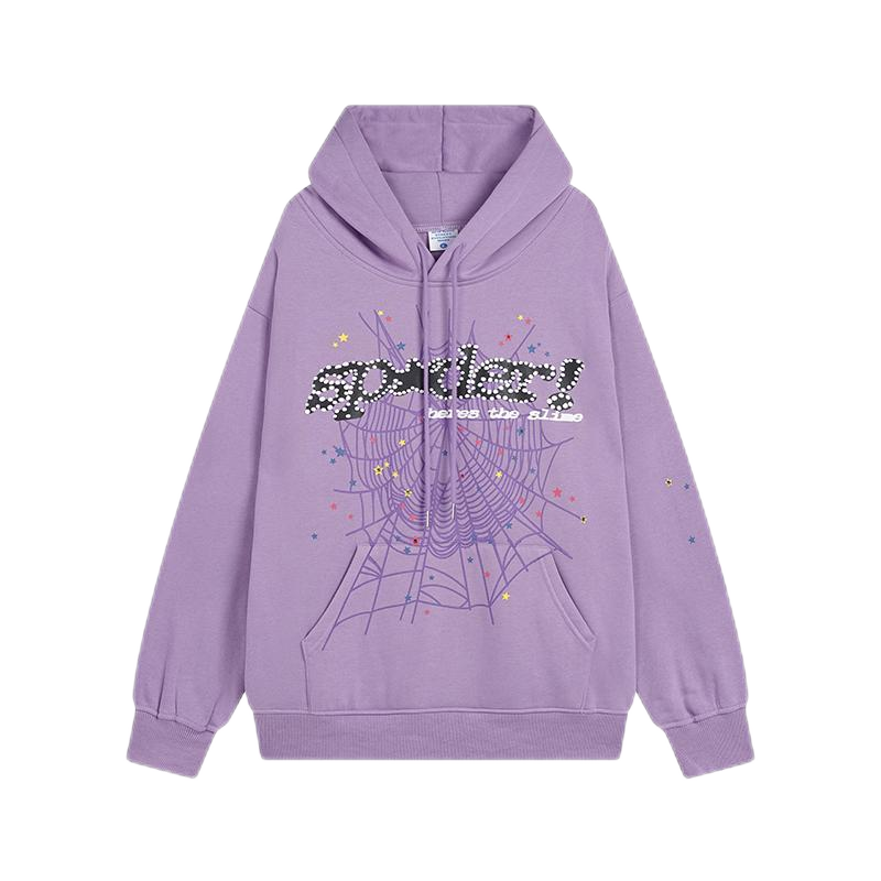 Spider! Purple Hoodi
