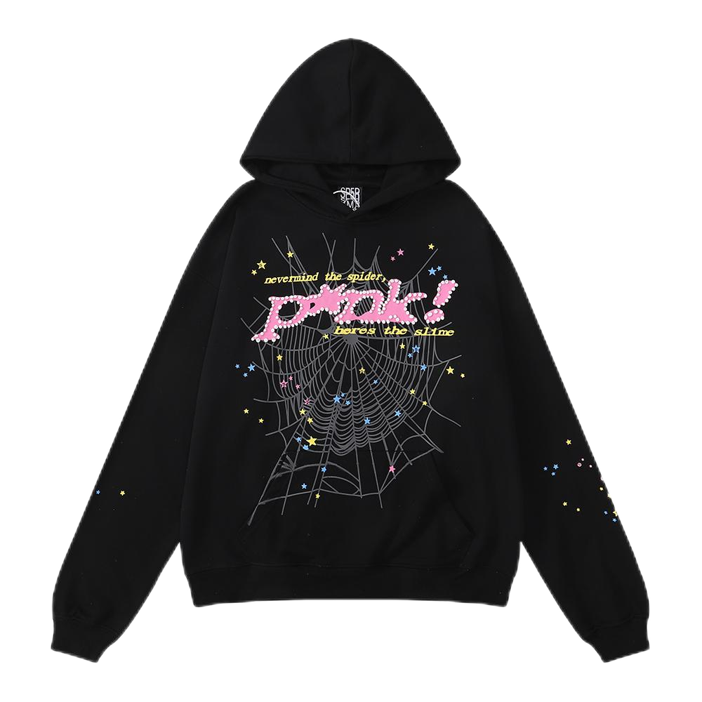 Spider Hoodie Black