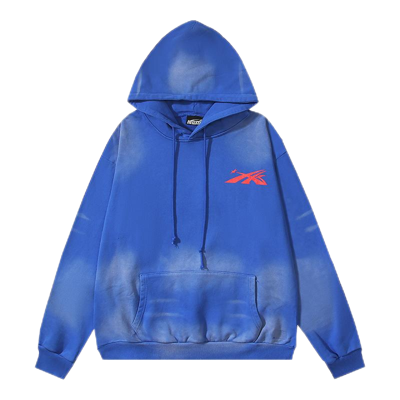 Heushe Blue Hoodie