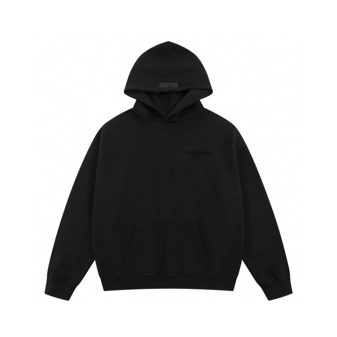 Essentials Black Hoo