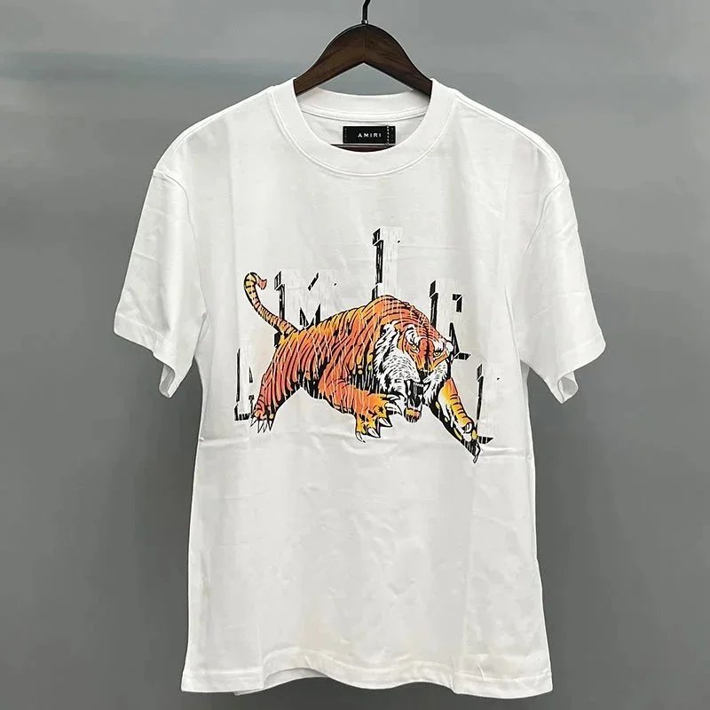 Amiri Tiger White T-