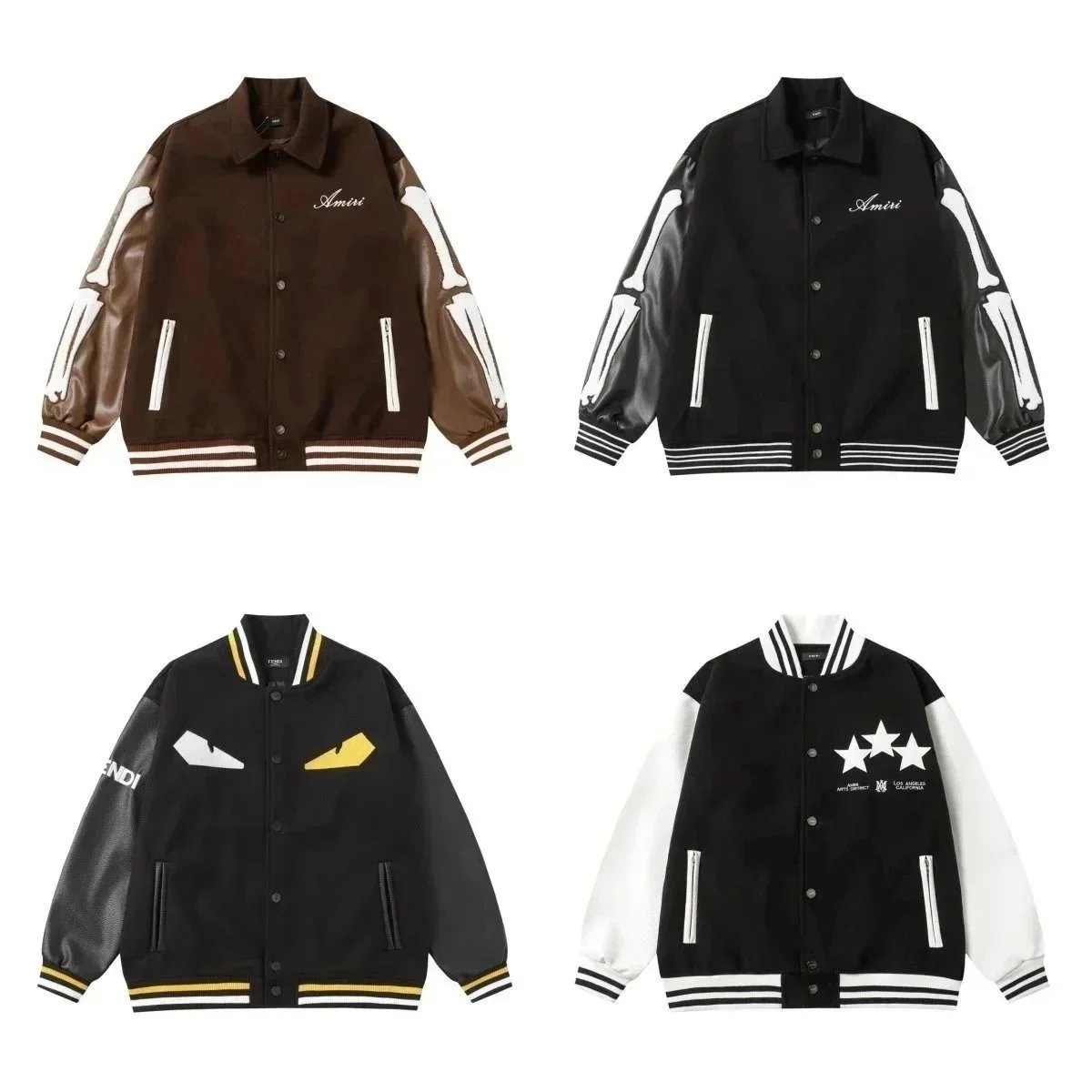 Balenciaga Varsity Black Red White Sporty Jacket