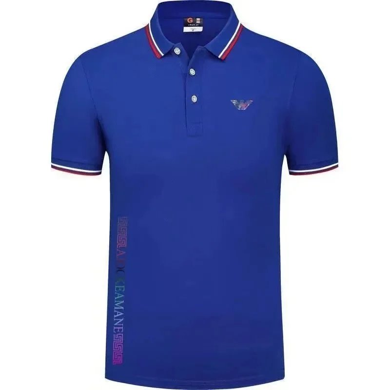 Armani Blue Polo T-S