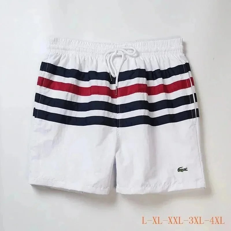 Lacoste White Stripe