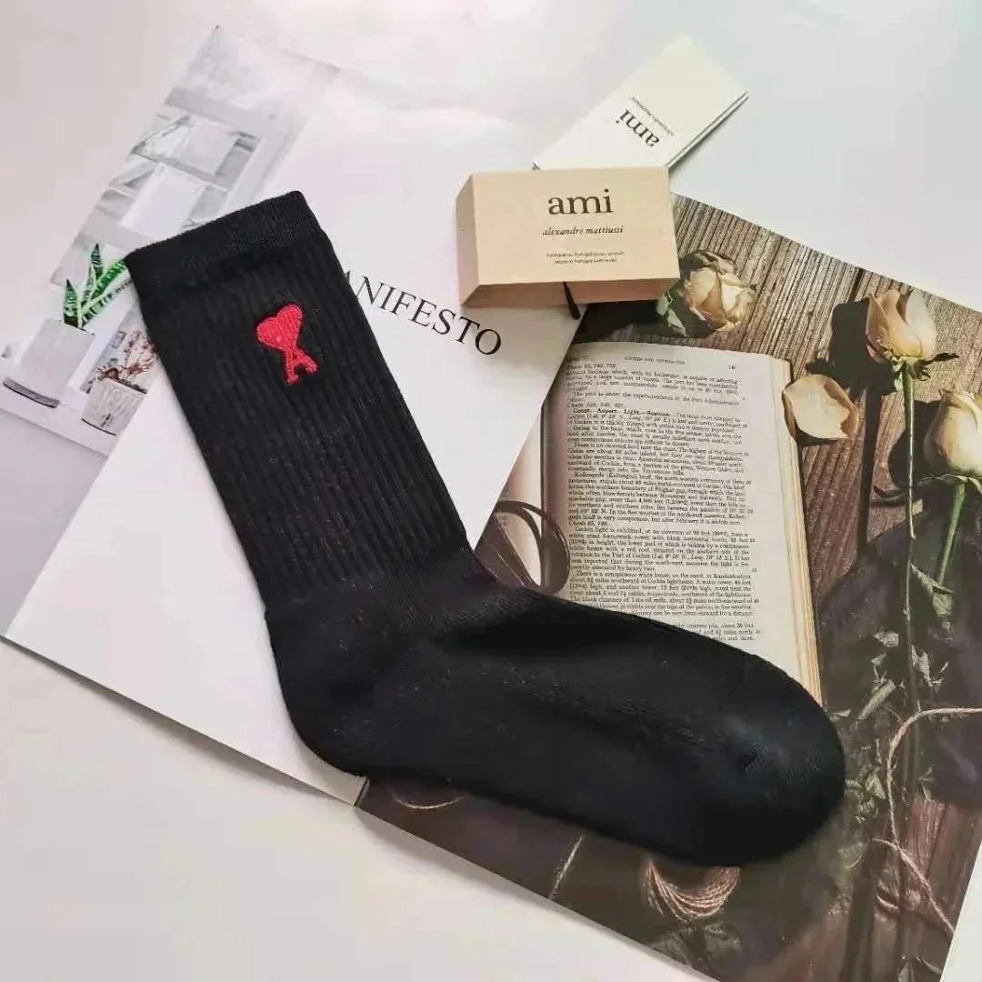 Ami Black Socks
