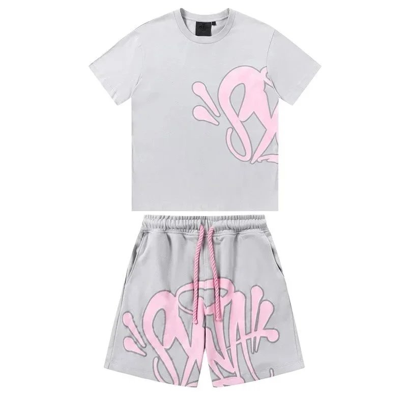 Pink Monkey Gray T-S