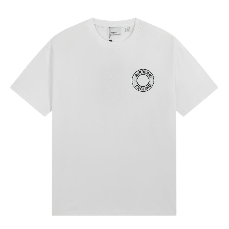 Burberry White Round