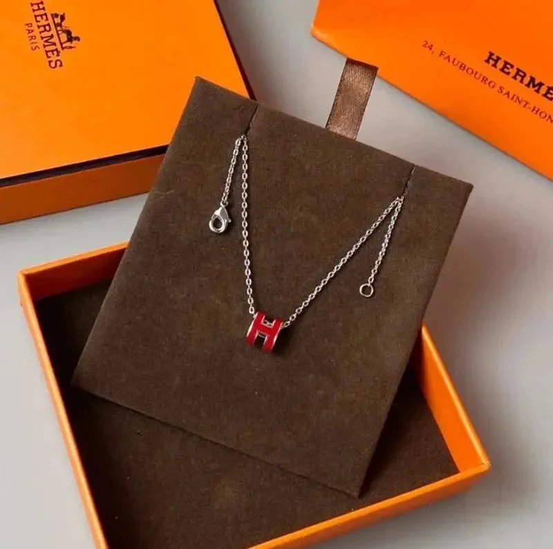 Hermès Red Necklace