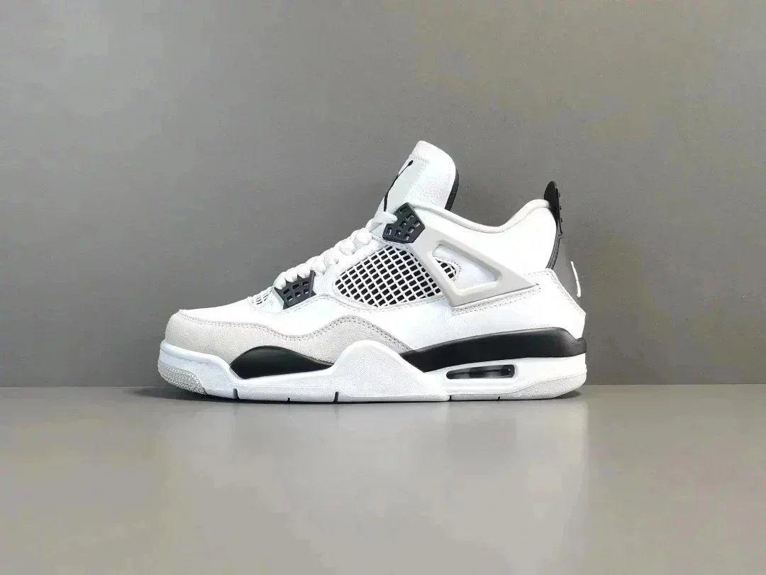 Air Jordan 4 White Sneakers
