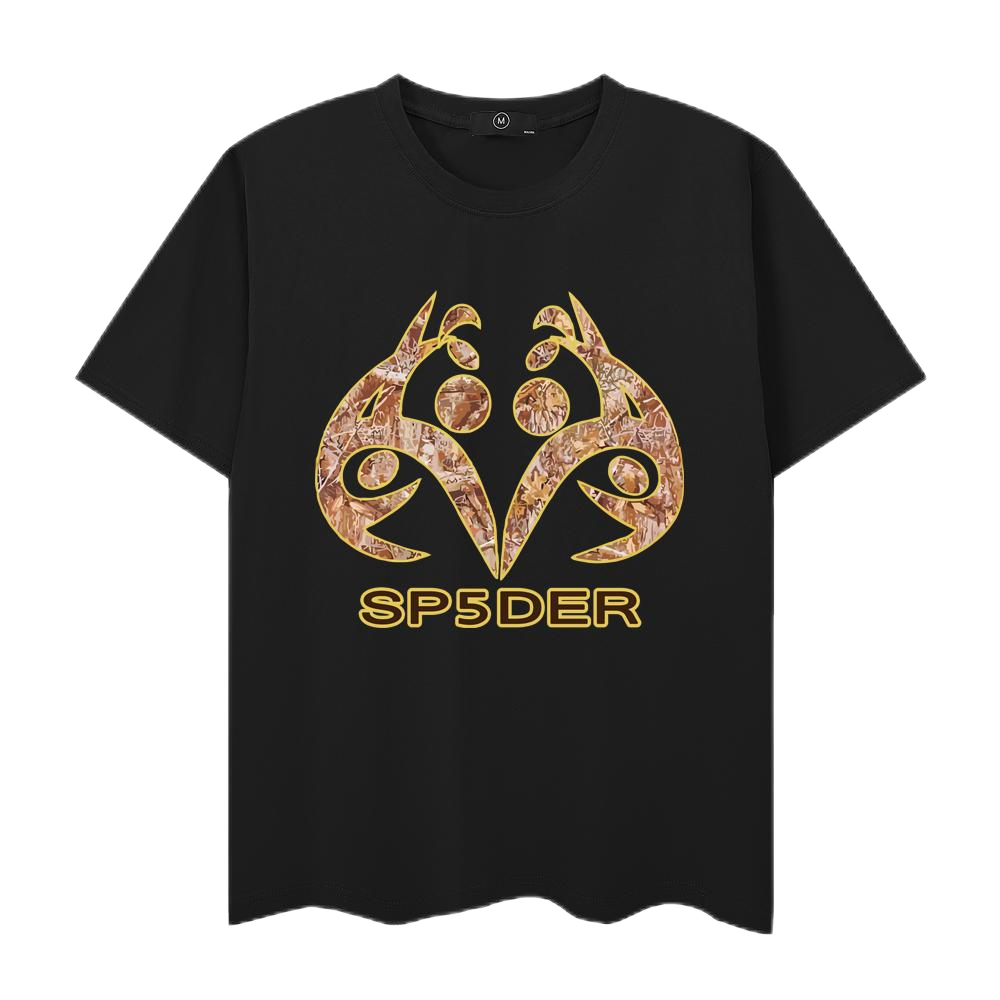 SP5DER Black T-Shirt