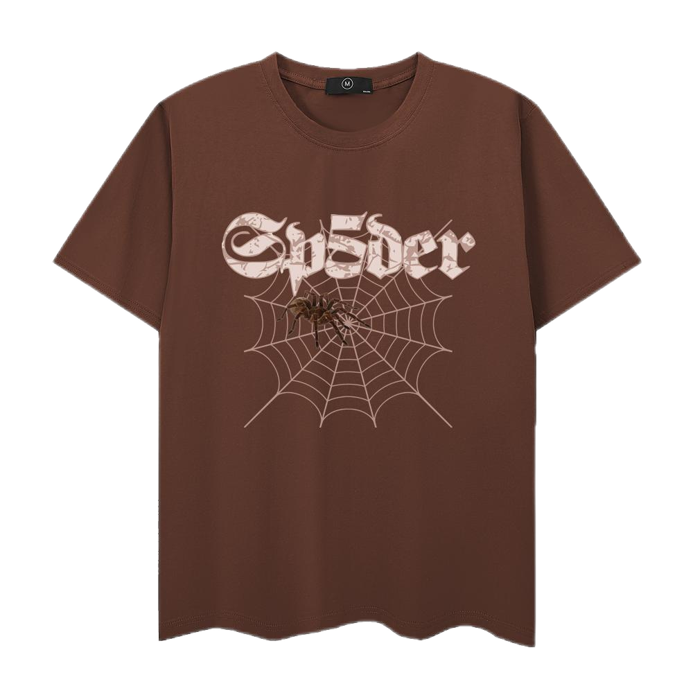 Sp5der Brown T-Shirt