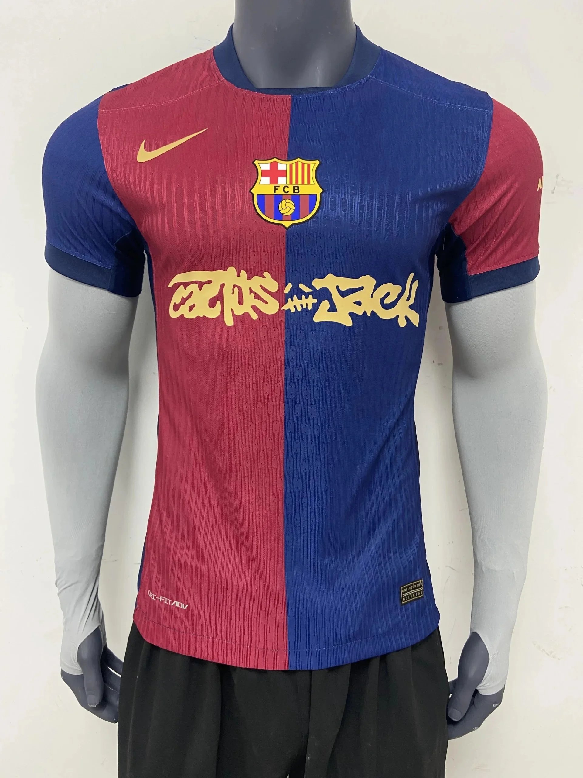 Nike Barcelona Red and Blue Jersey
