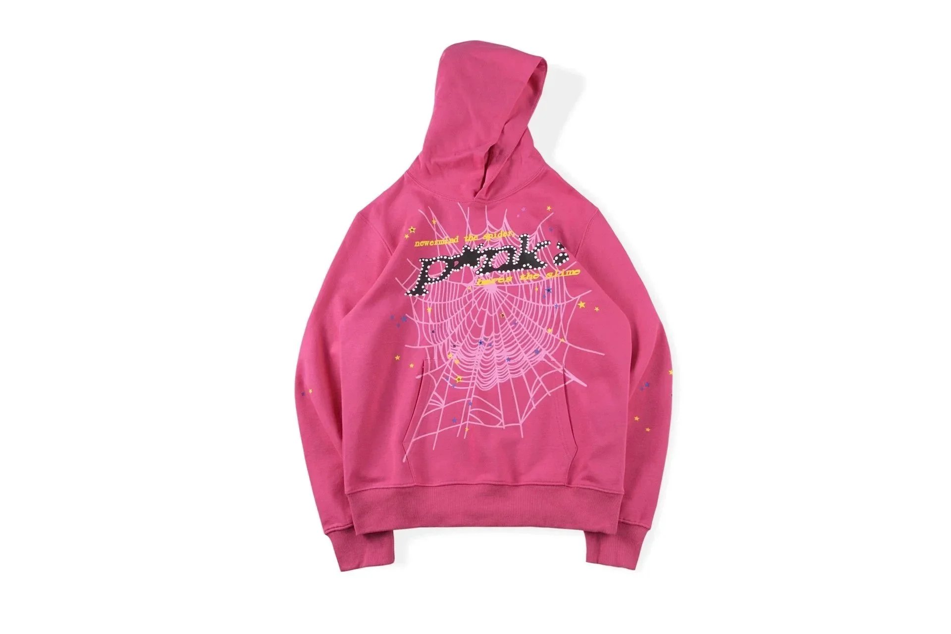 Pink Hoodie with Spi
