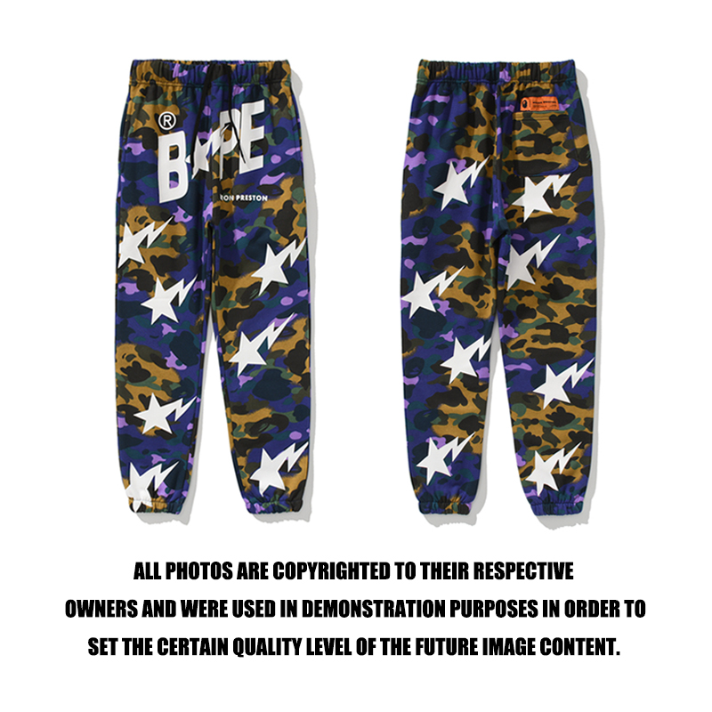 BAPE Camo Star Pants