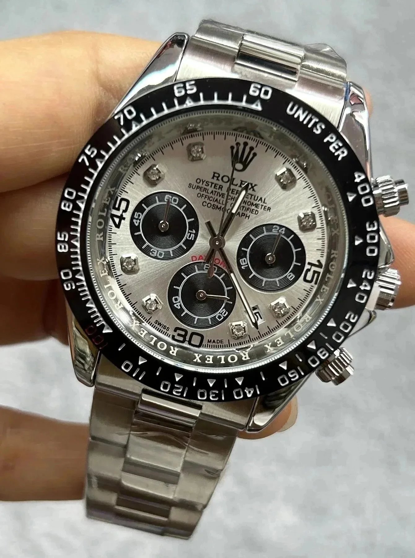Rolex Daytona Silver