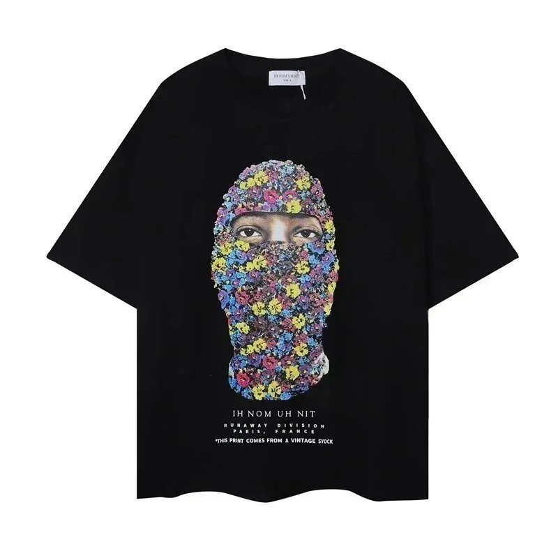 IHNOMUHNIT Black T-S