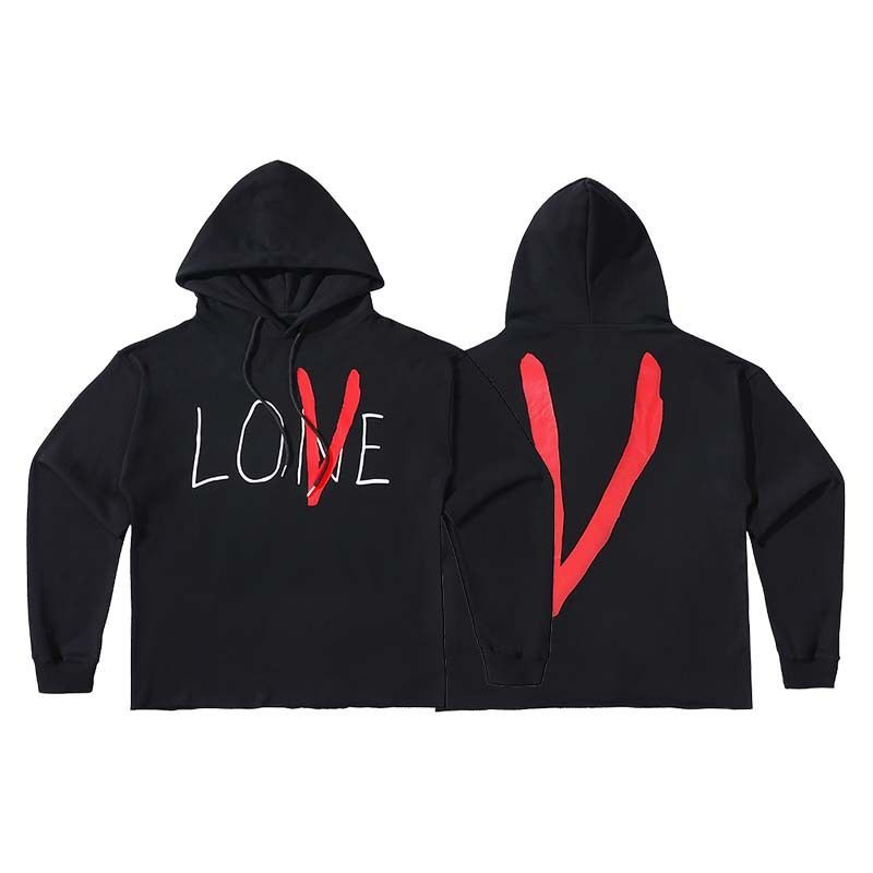 Vlone Love Black Hoo