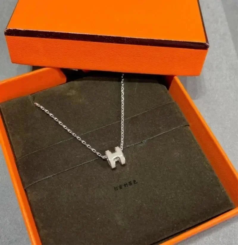 Hermès H Silver Neck