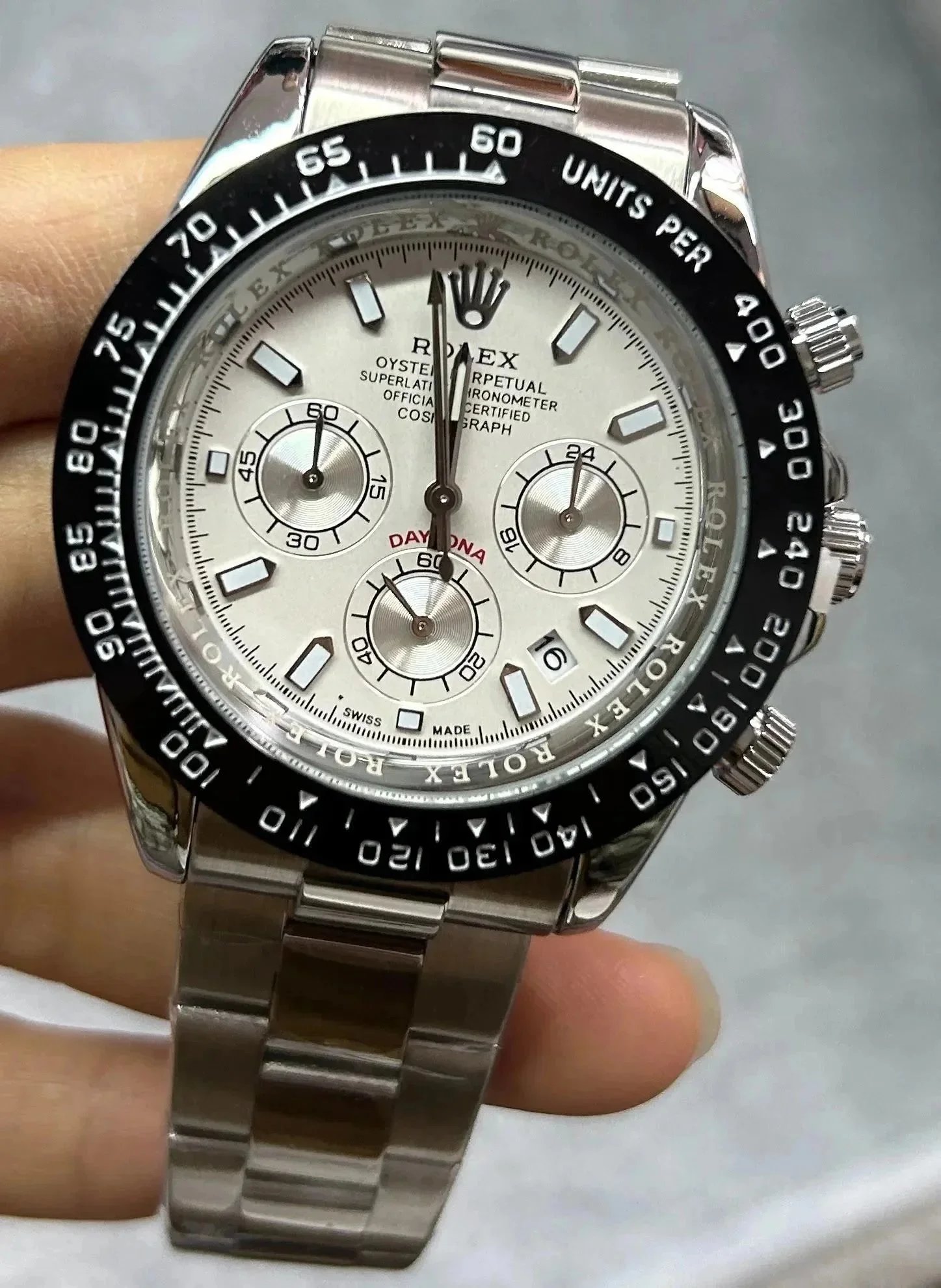Rolex Daytona Silver