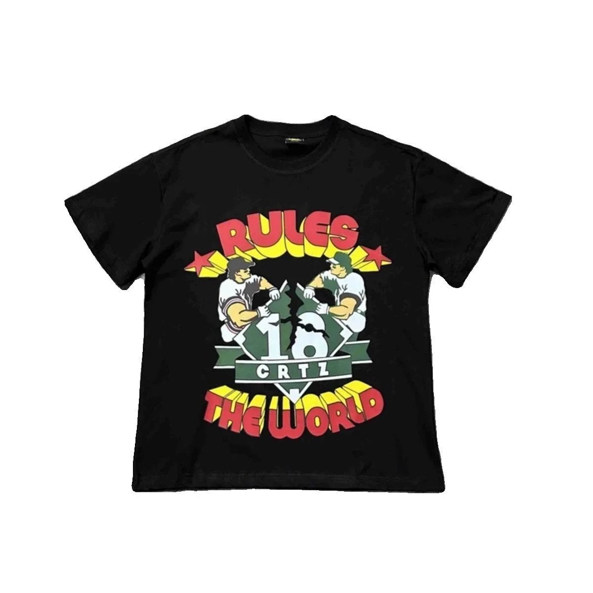 Crtz Rules Black T-S