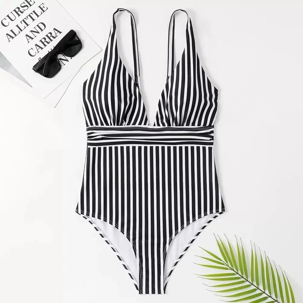 Striped Monokini Swi