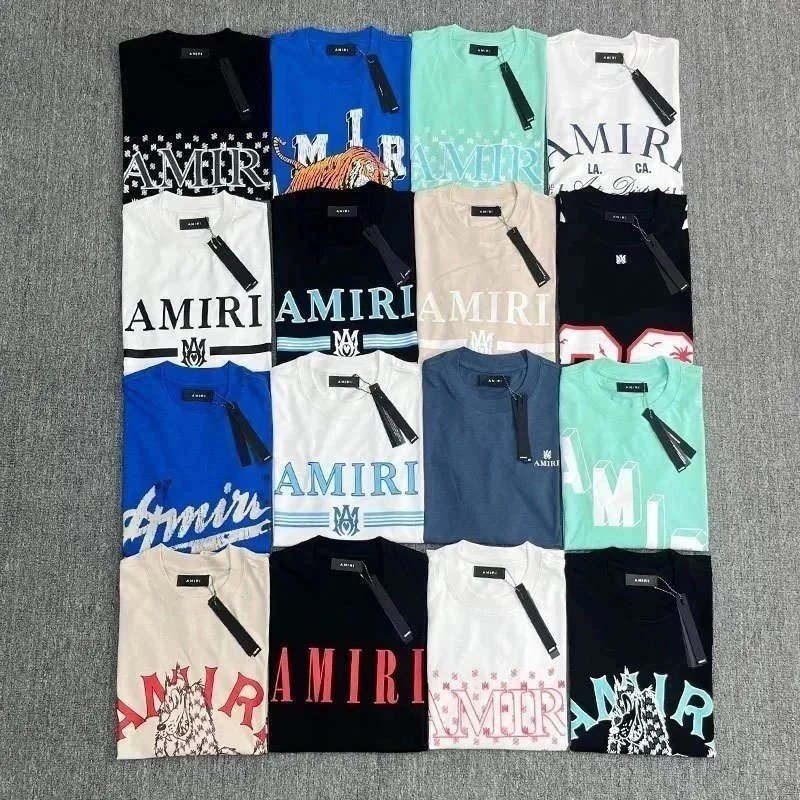 Amiri Graphic Print Multicolor Streetwear T-Shirt