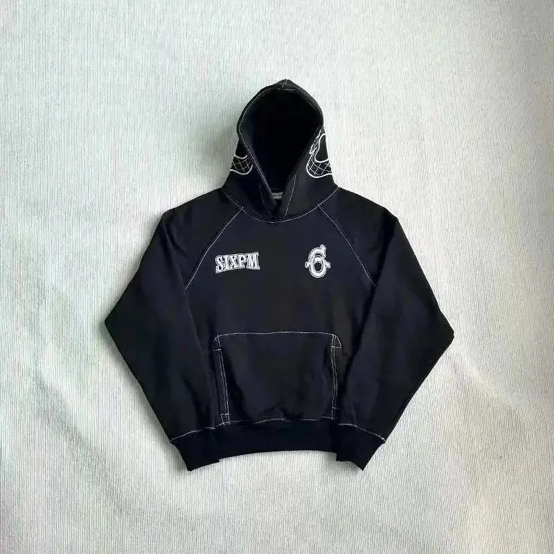 SixPM Black Hoodie