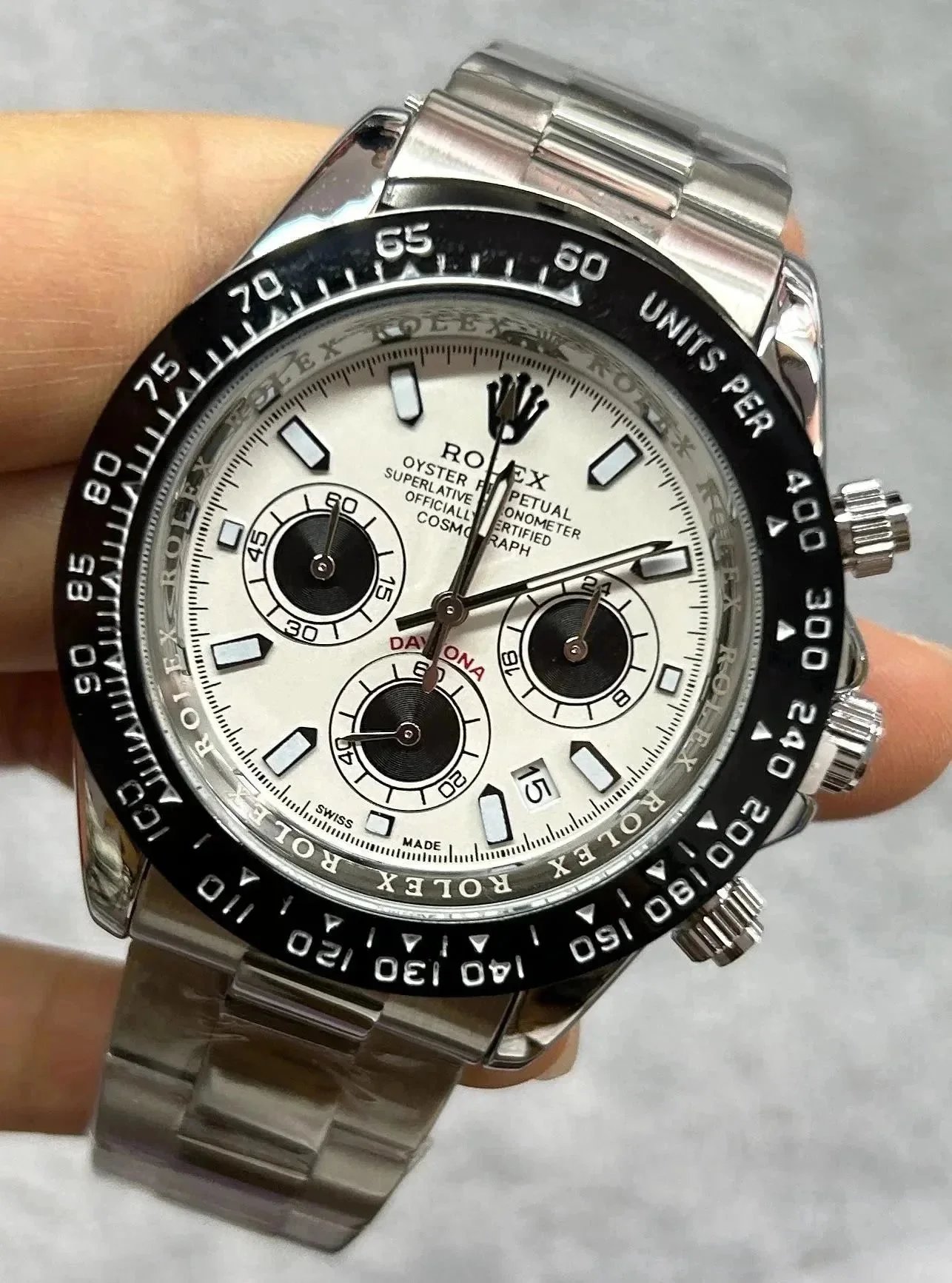 Rolex Daytona Silver
