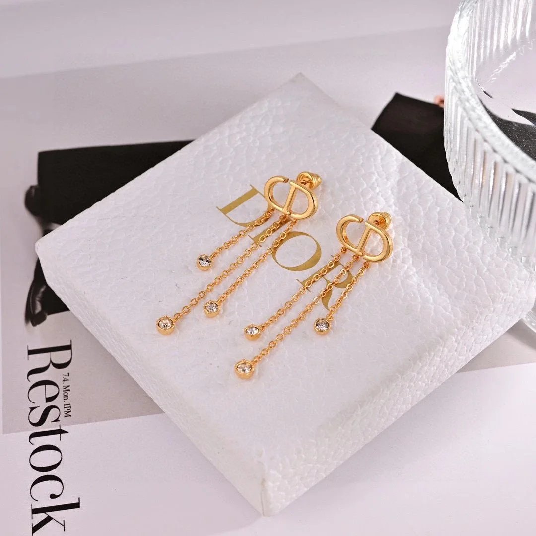 Dior Gold Earrings