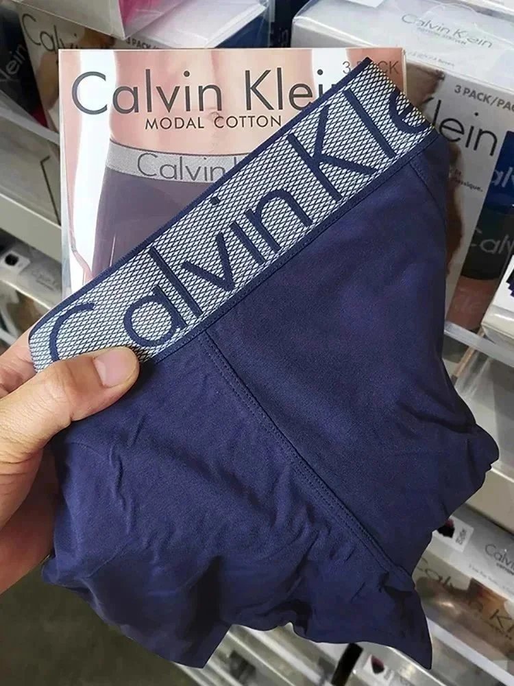Calvin Klein Gray Black White Logo Waistband Underwear