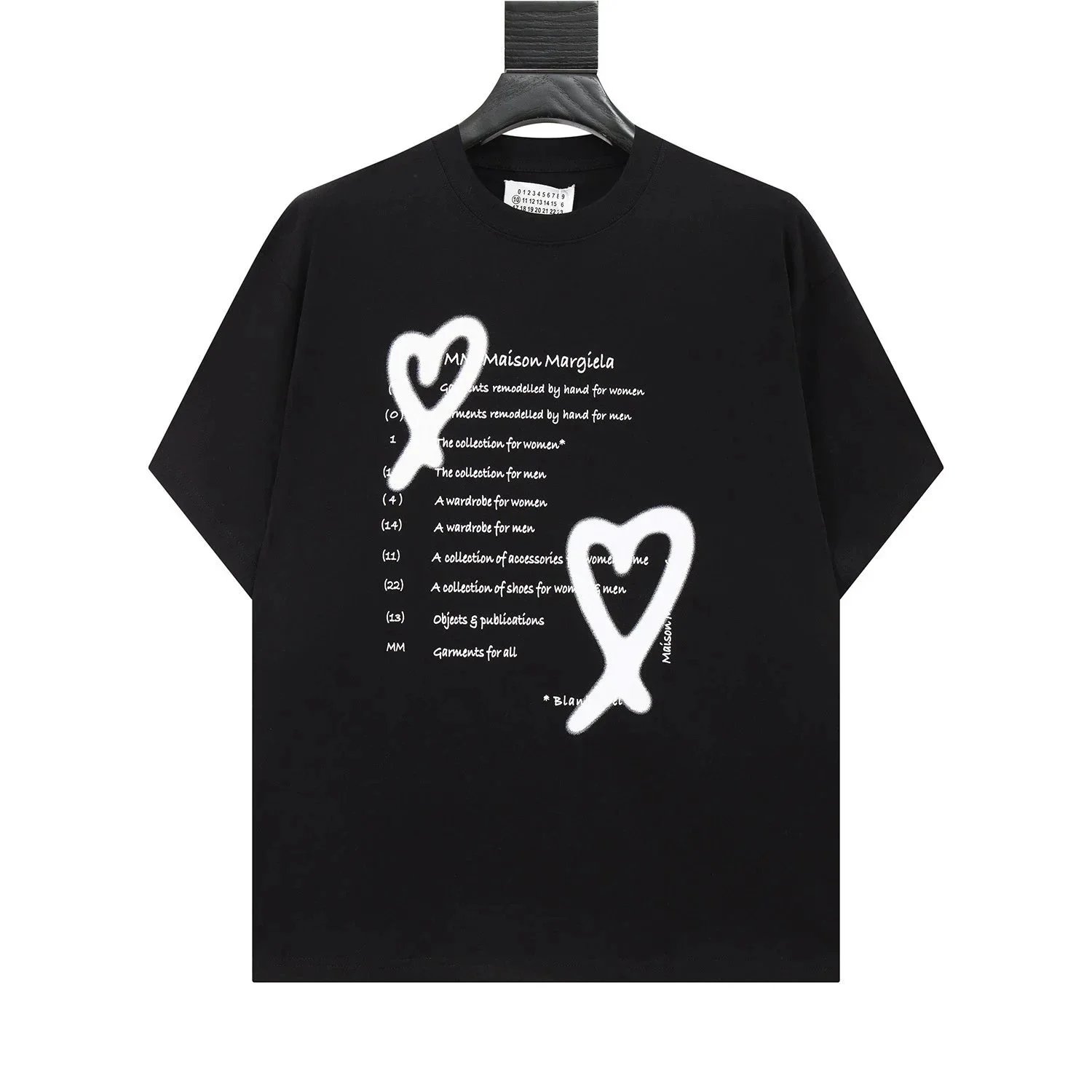Maison Margiela Black Graphic Print T-Shirt