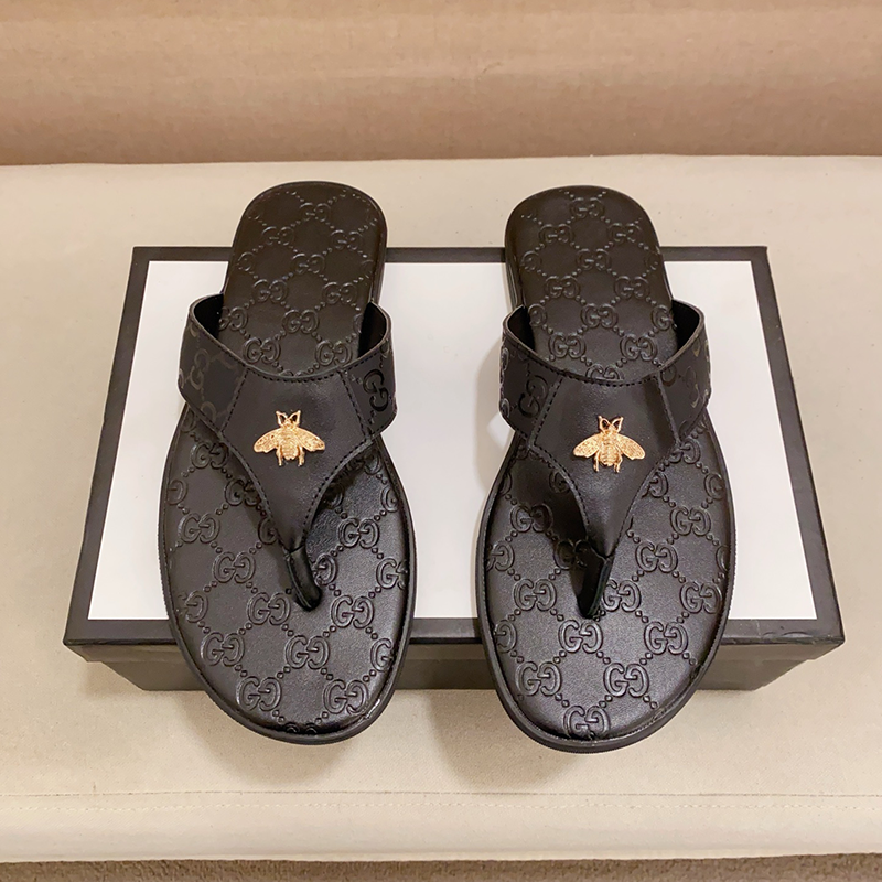 Gucci Black Slippers