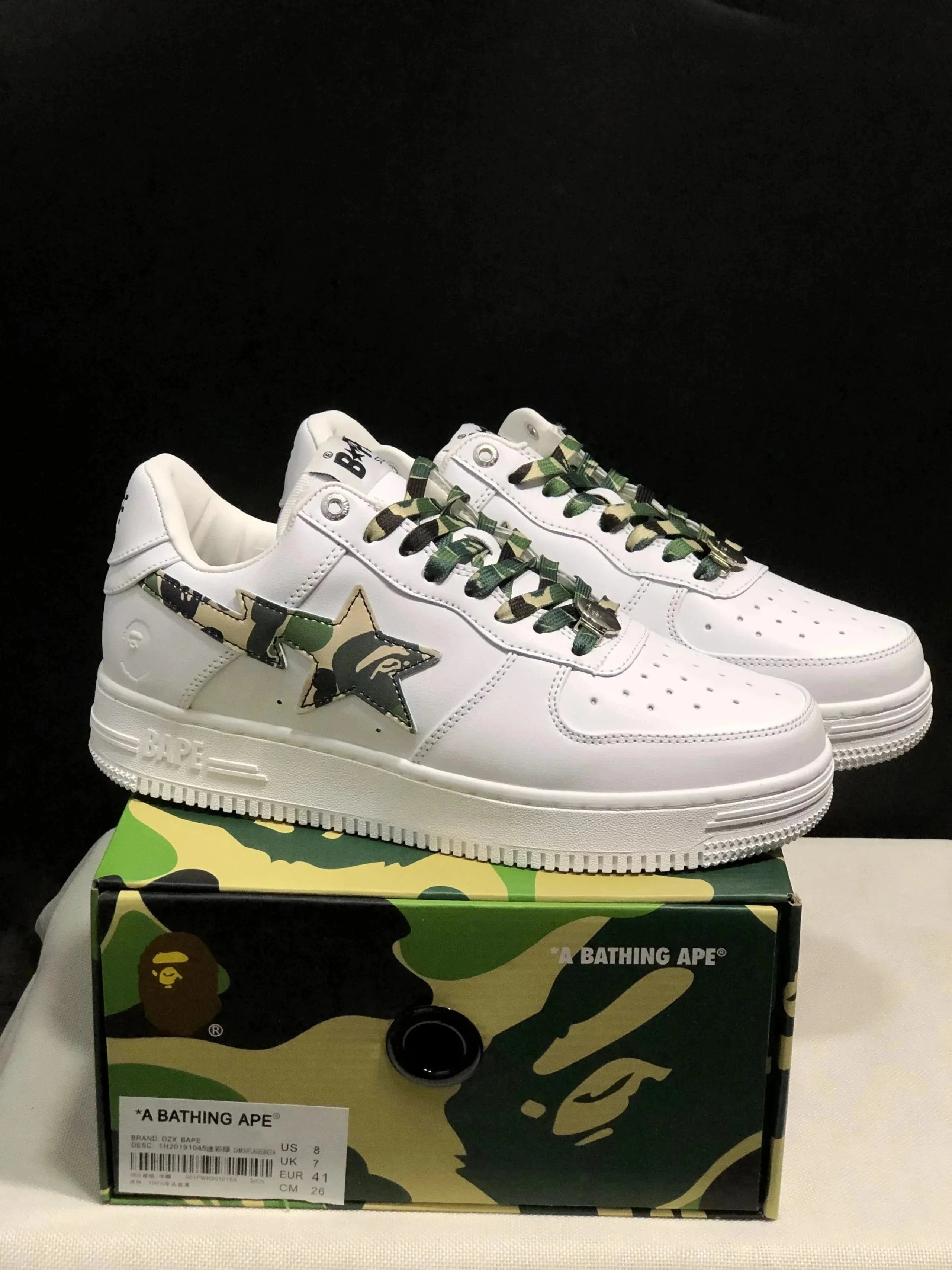 BAPE STA White Camo 