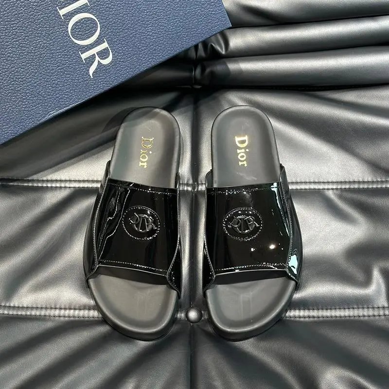 Dior Black Slides