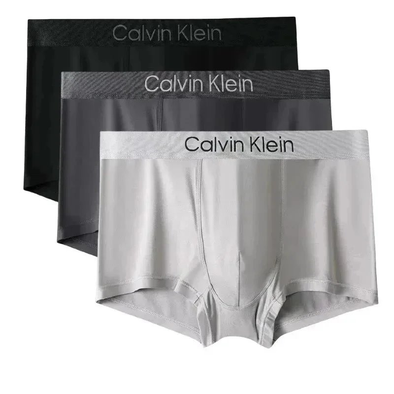 Calvin Klein Black White Gray Classic Cotton Boxer Briefs