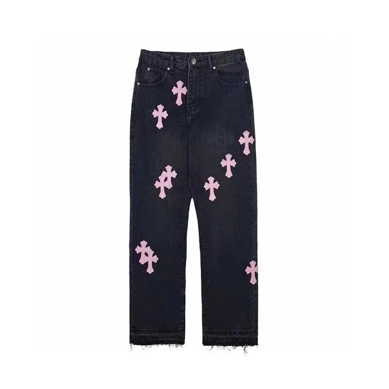 Dark Denim Cross Pat