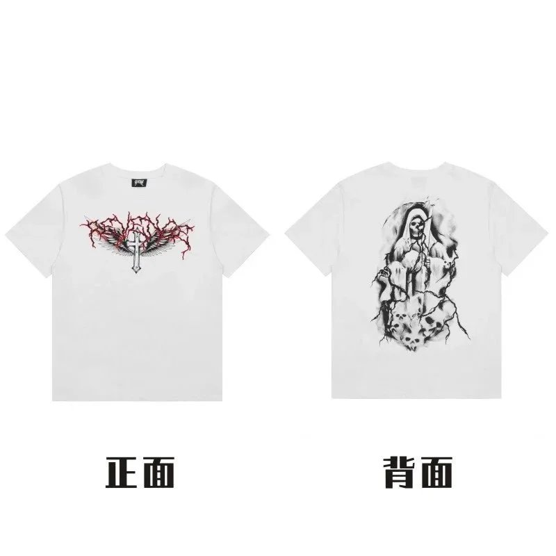 White Graphic T-Shir