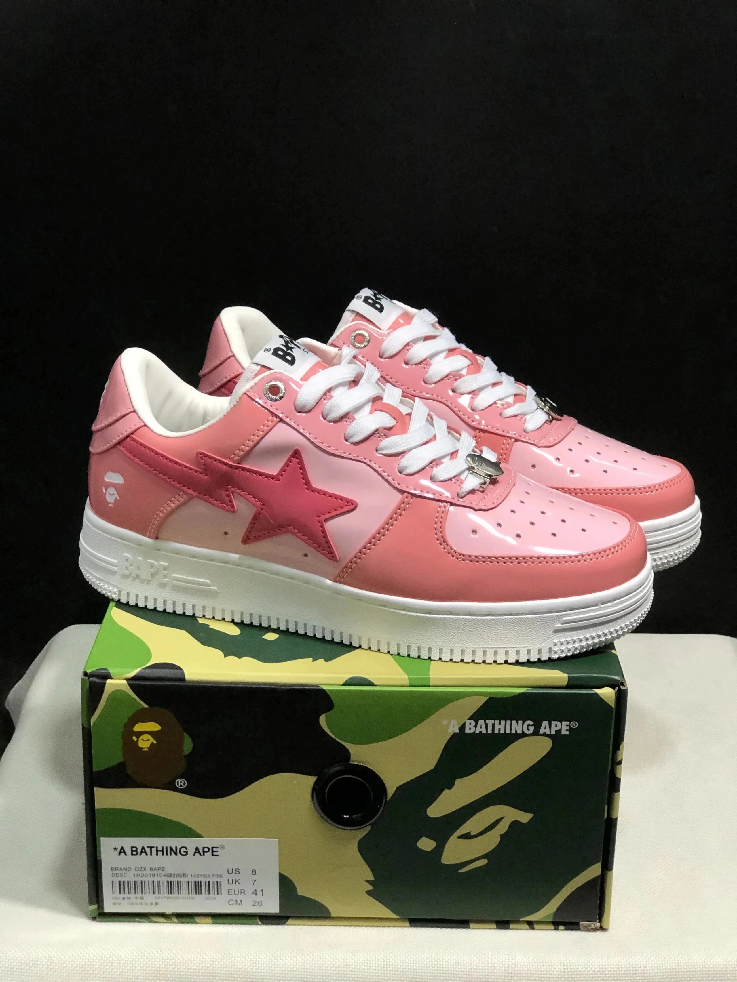 BAPE Pink Sneakers