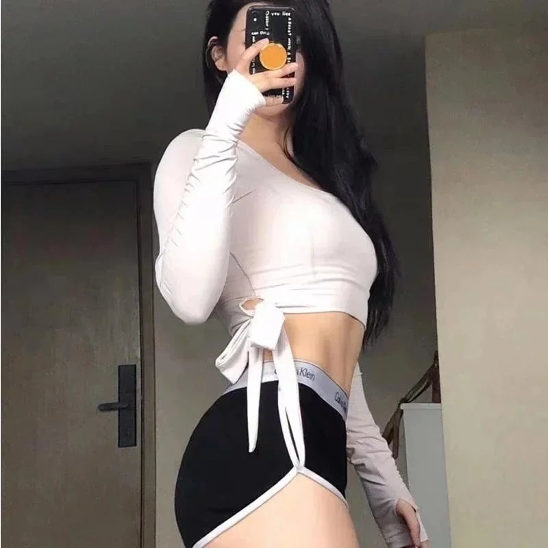 Calvin Klein Black White Trimmed Athletic Shorts