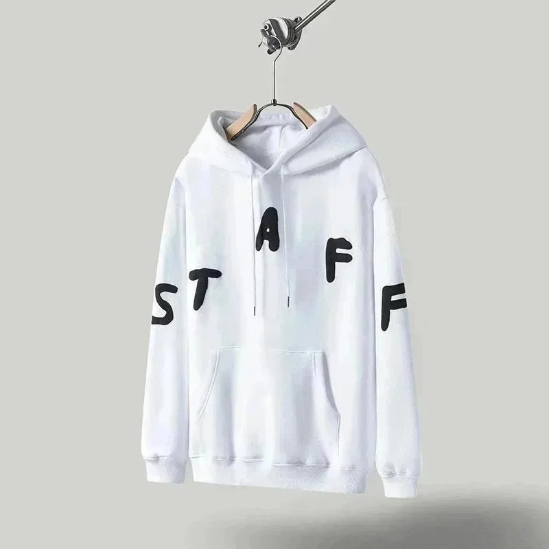 Staff White Hoodie