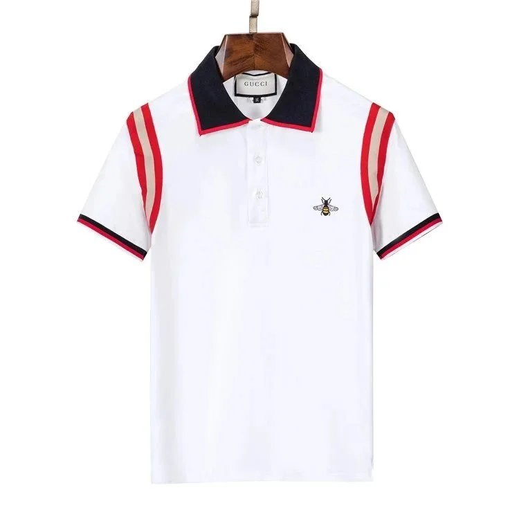 Gucci White Bee Polo
