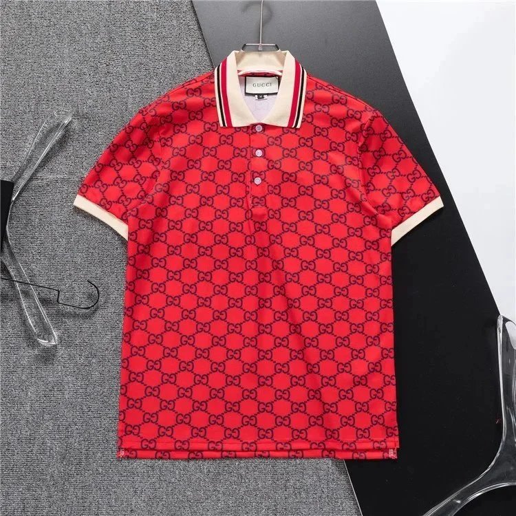 Gucci Red Pattern Po