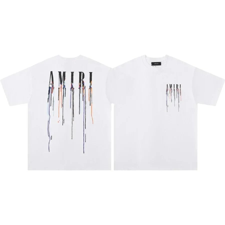 Amiri Dripped White 