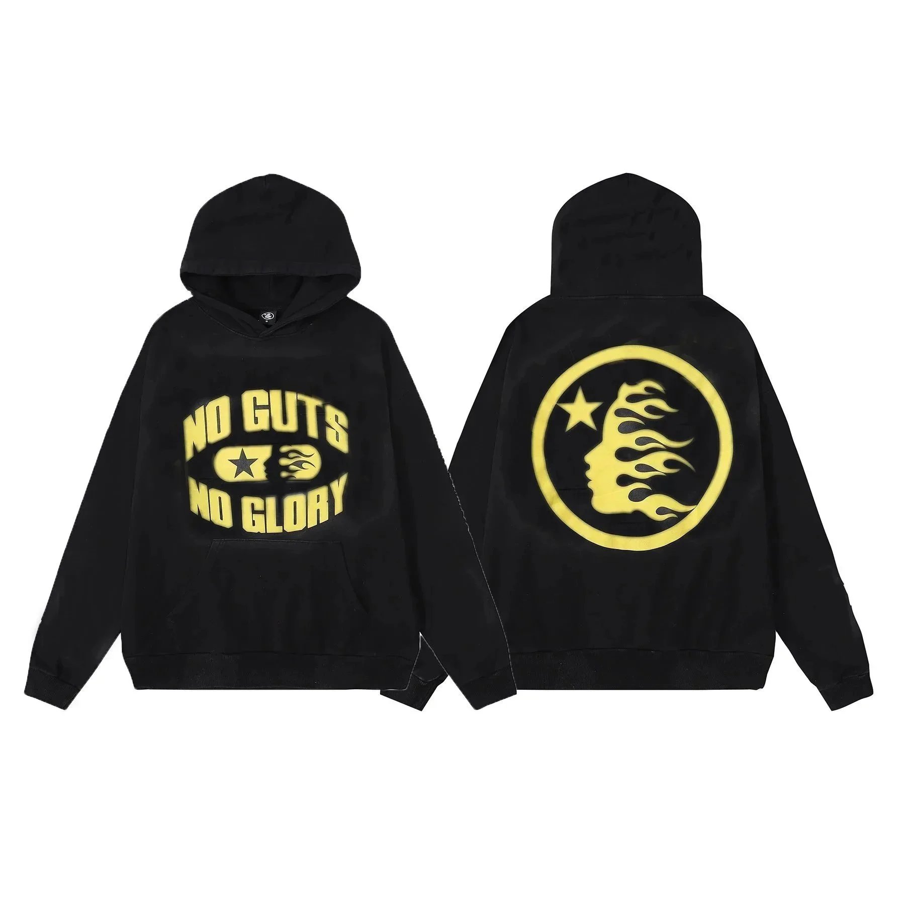 No Glory Black Hoodi
