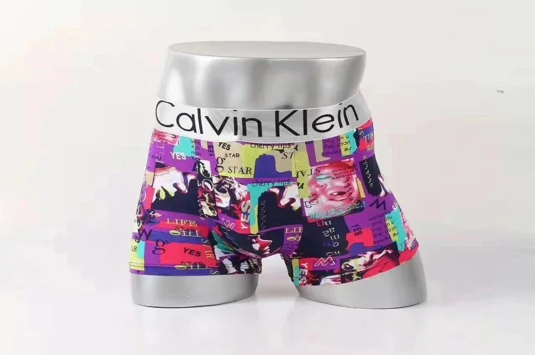 Kvin Boxer Briefs Multicolor Graphic Print Underwear