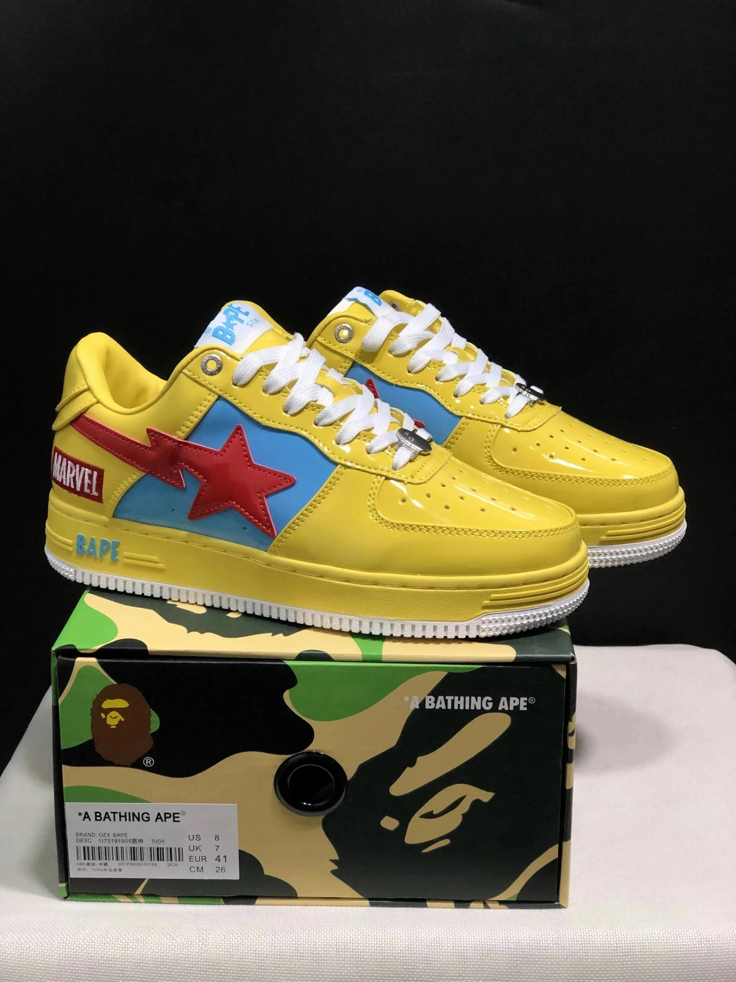 BAPE Thor Yellow Sne
