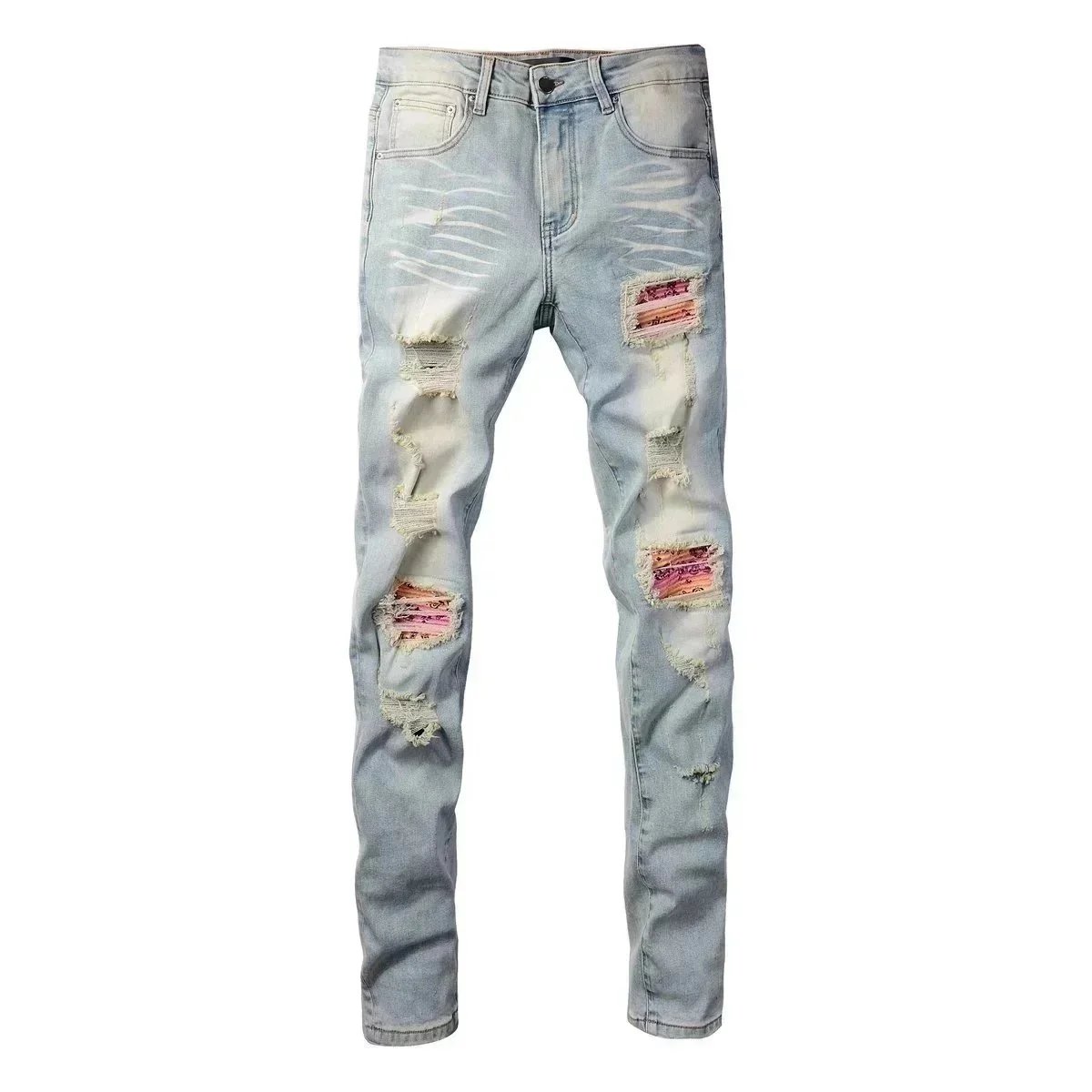 Amiri Light Blue Jea